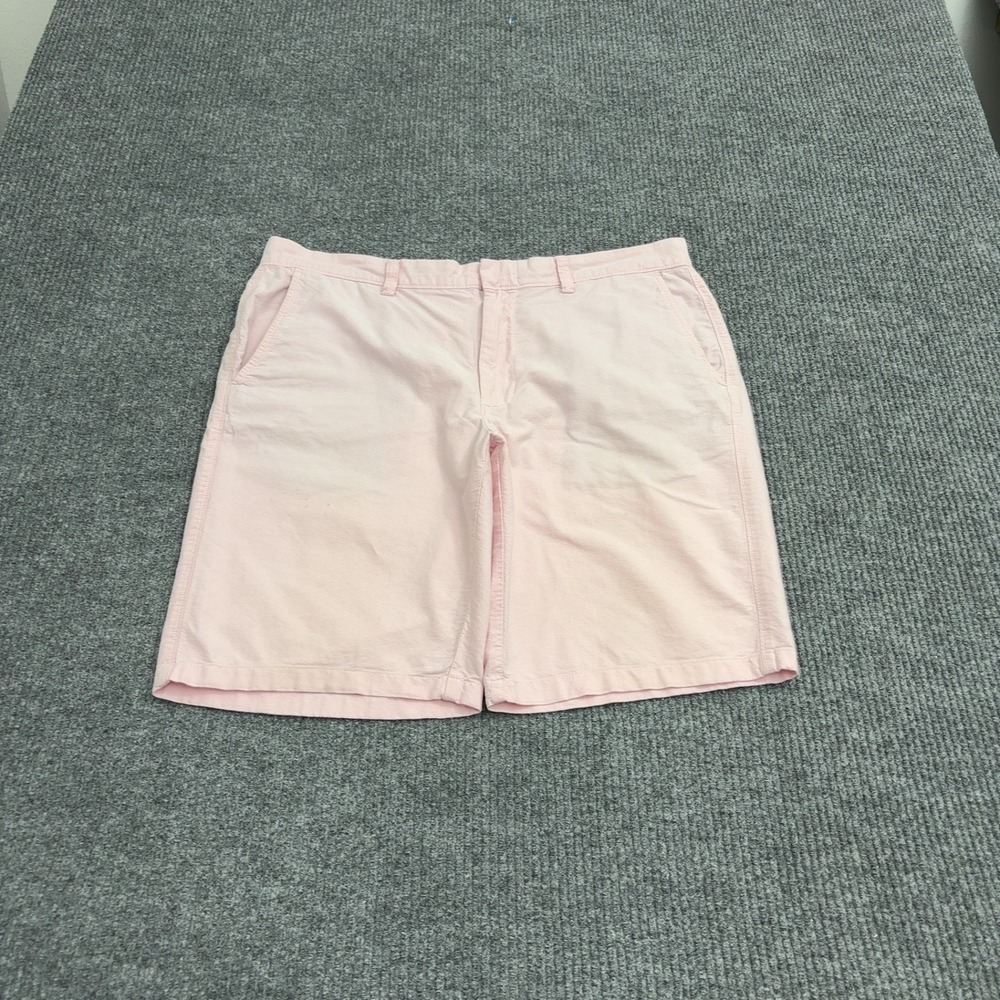 J Crew Shorts Mens 36 Pink Cotton Chino Club Classic Preppy Summer Casual